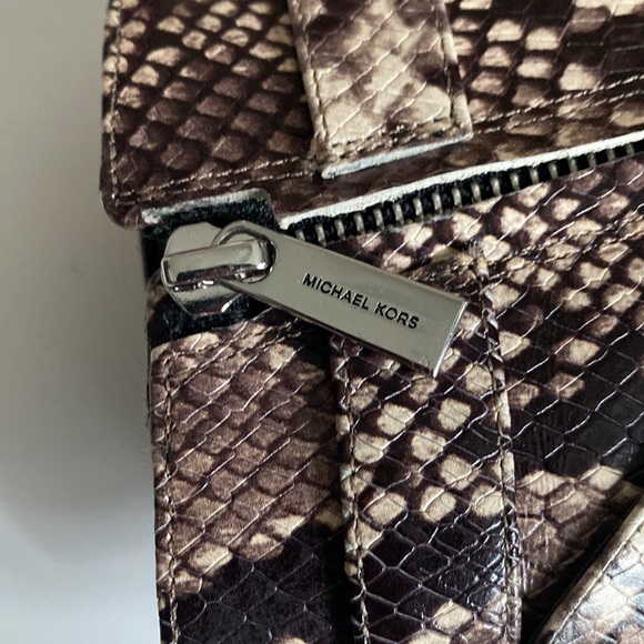 EUC Michael Kors Snakeskin Ankle Boots - Picture 6 of 8